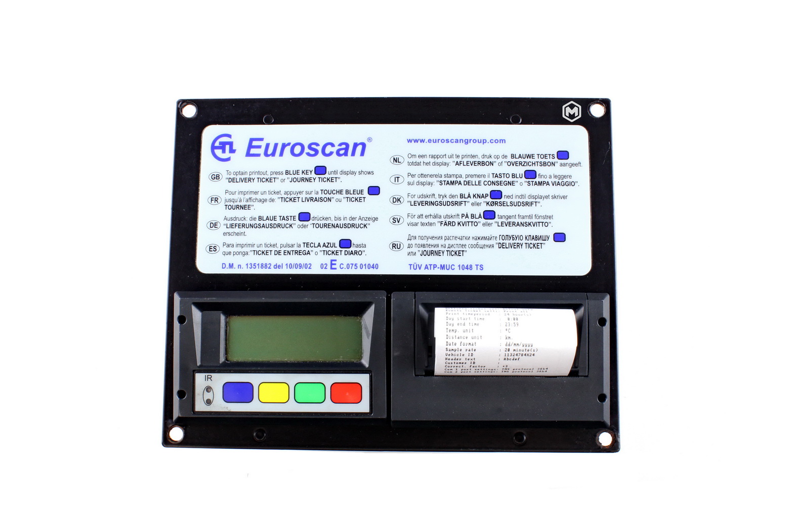 S/EX RE-MAN TEMPERATURE RECORDER EUROSCAN ORBCOMM TX2  TRAILER